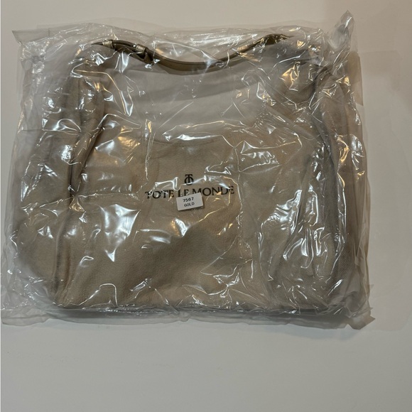 Tote Le Monde Gold Purse - Picture 2 of 3